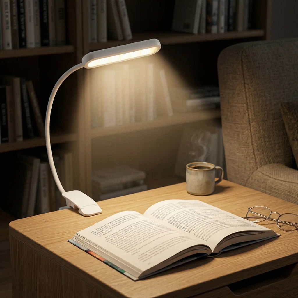 Headboard Clamp Reading Lamp