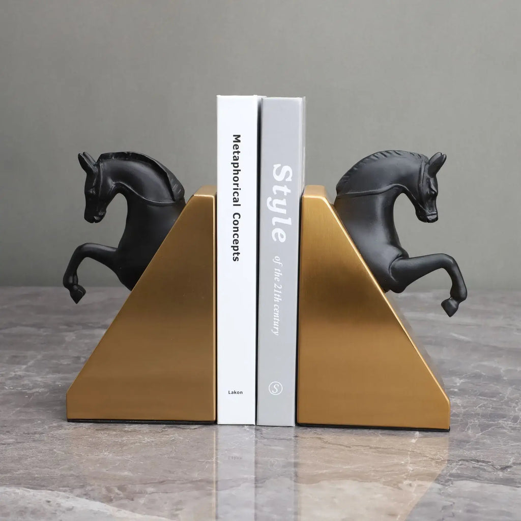 decorative horse bookend