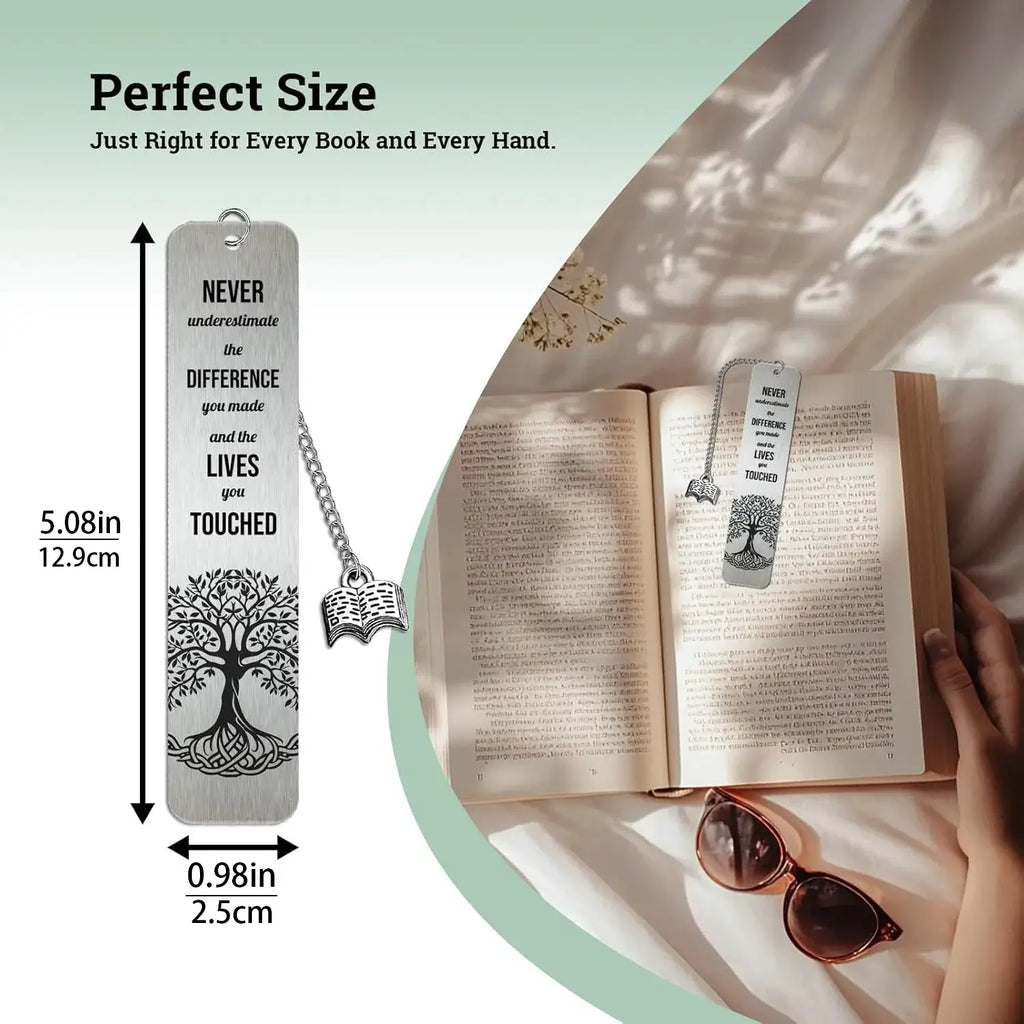 durable iron bookmark for paper
