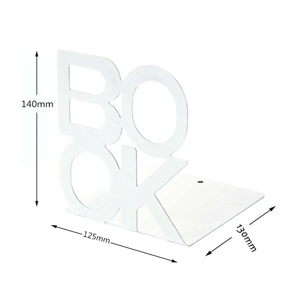 decorative iron bookend for library