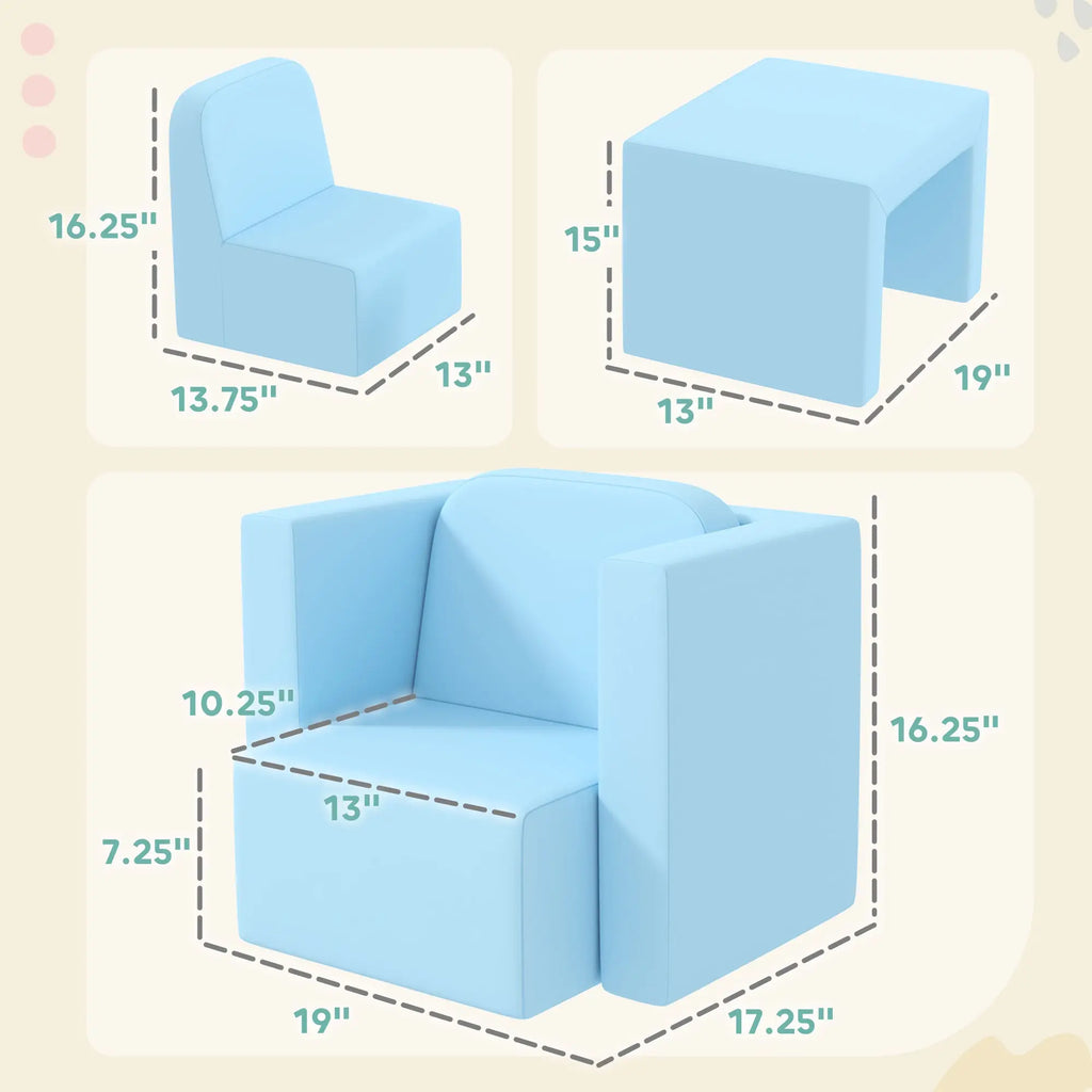 soft upholstered chair for young readers