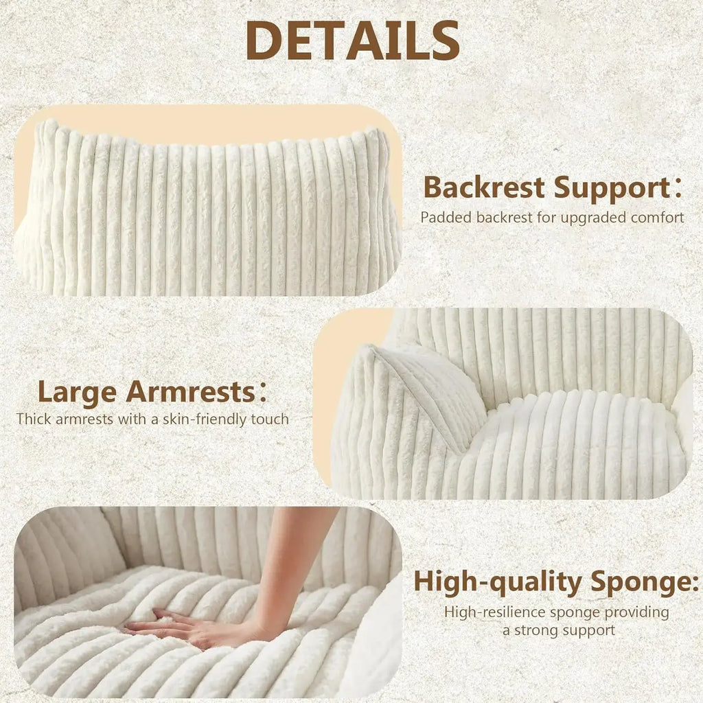 luxurious fabric chair for relaxing