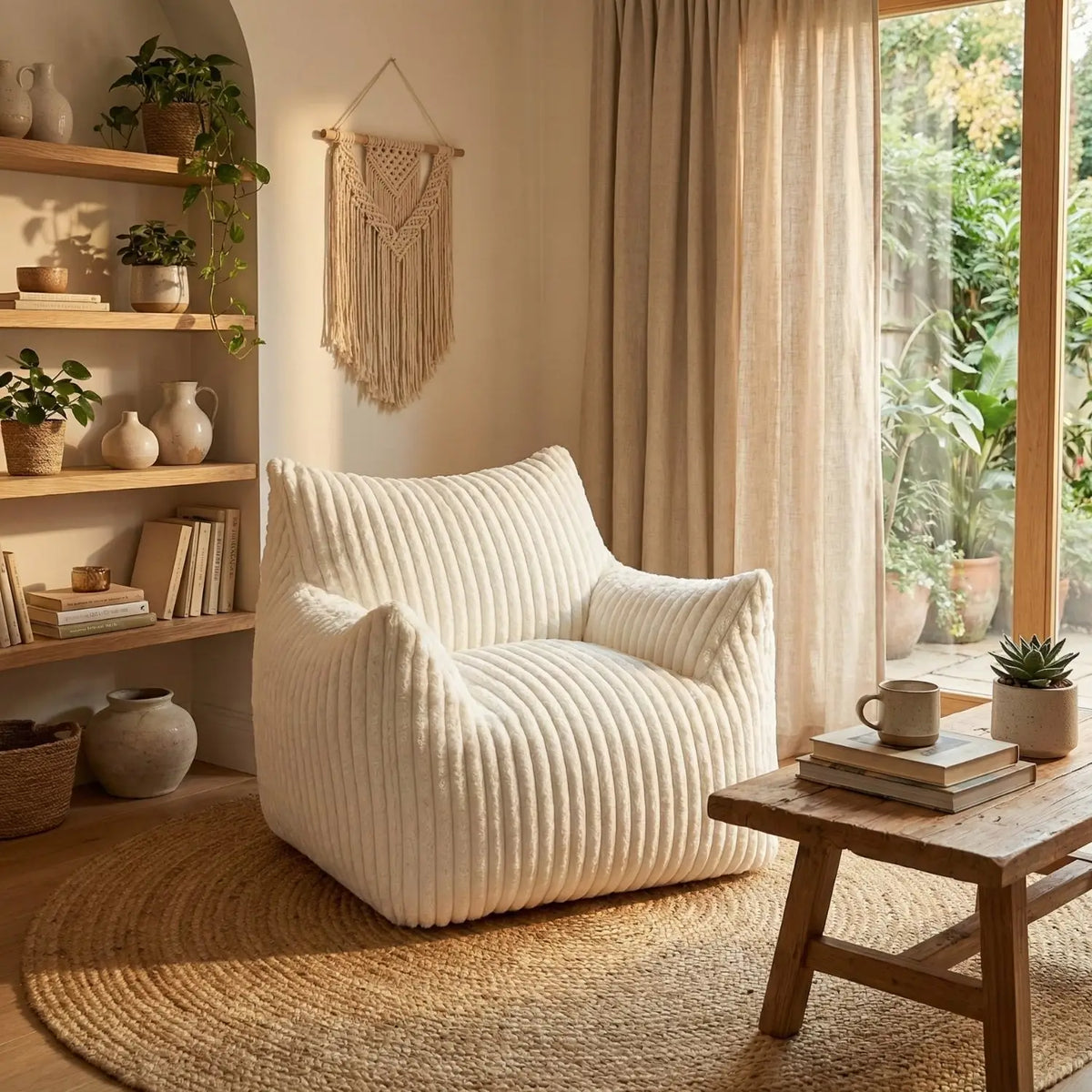 Large Comfy reading Chair for Bedroom