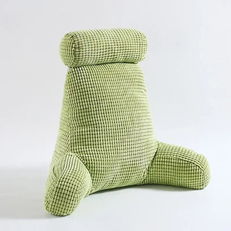 luxurious reading pillow with arm support