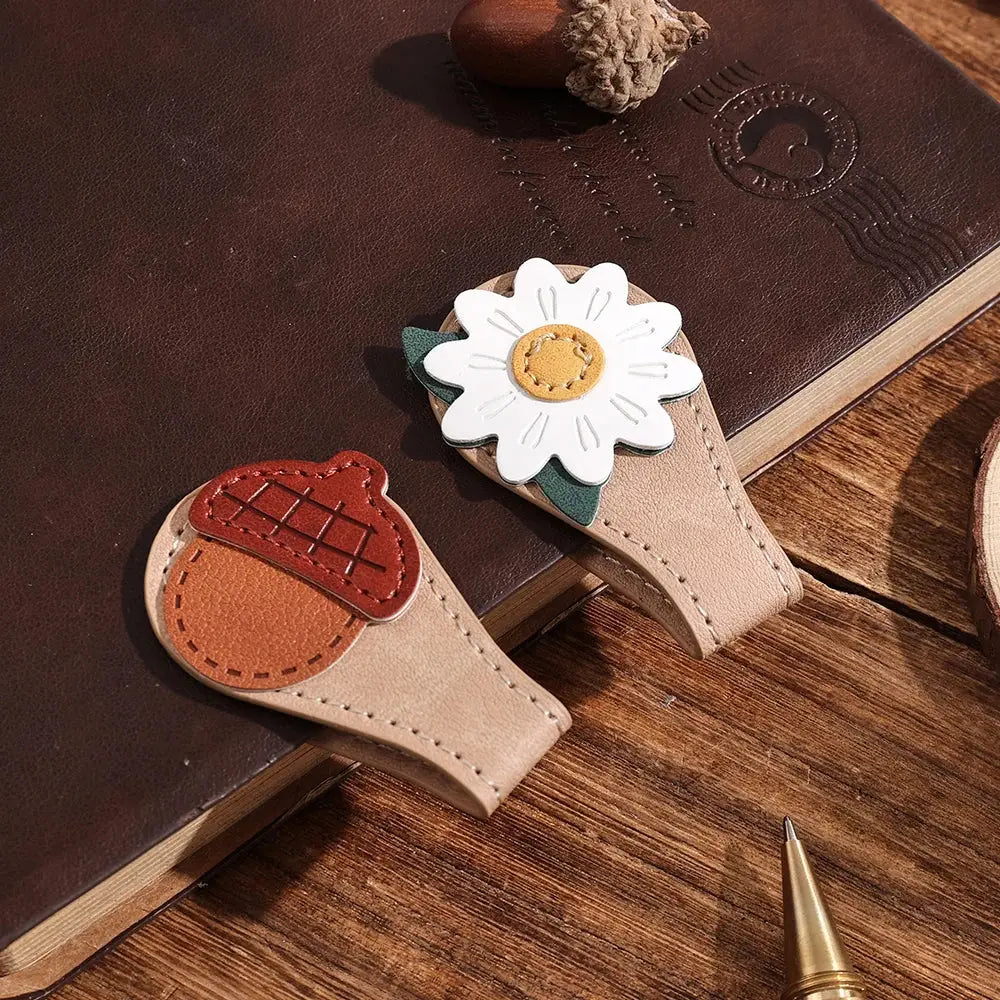 premium quality leather bookmark