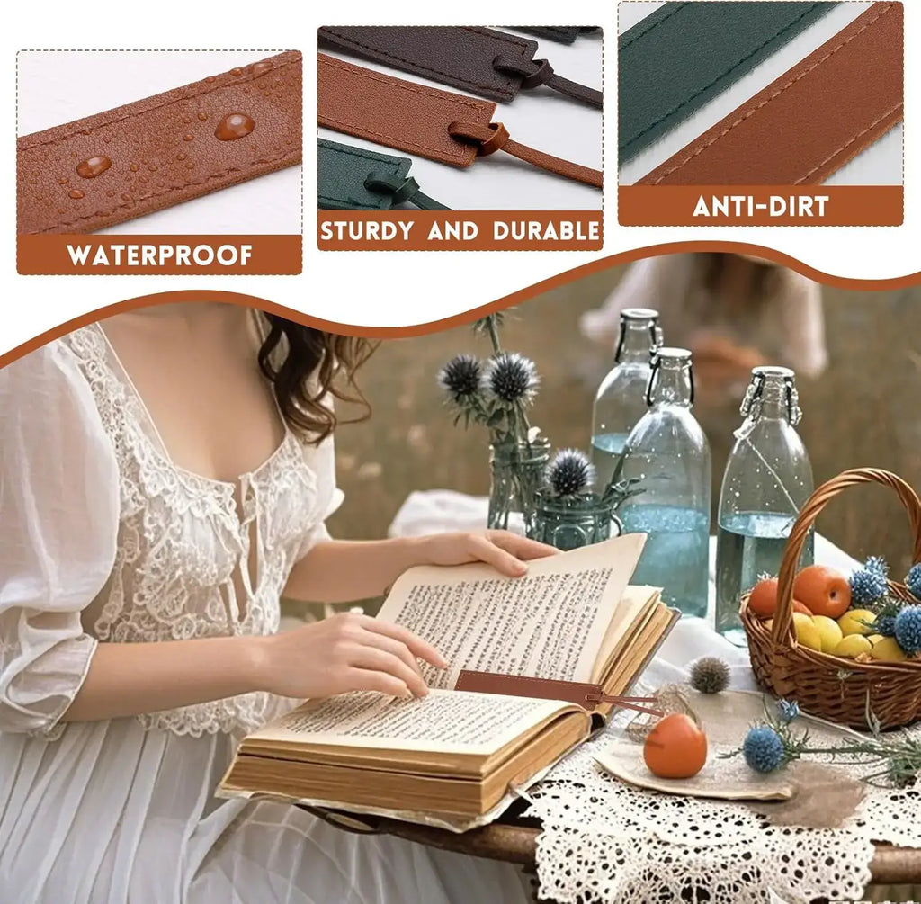 luxurious leather tassel bookmark perfect for reading