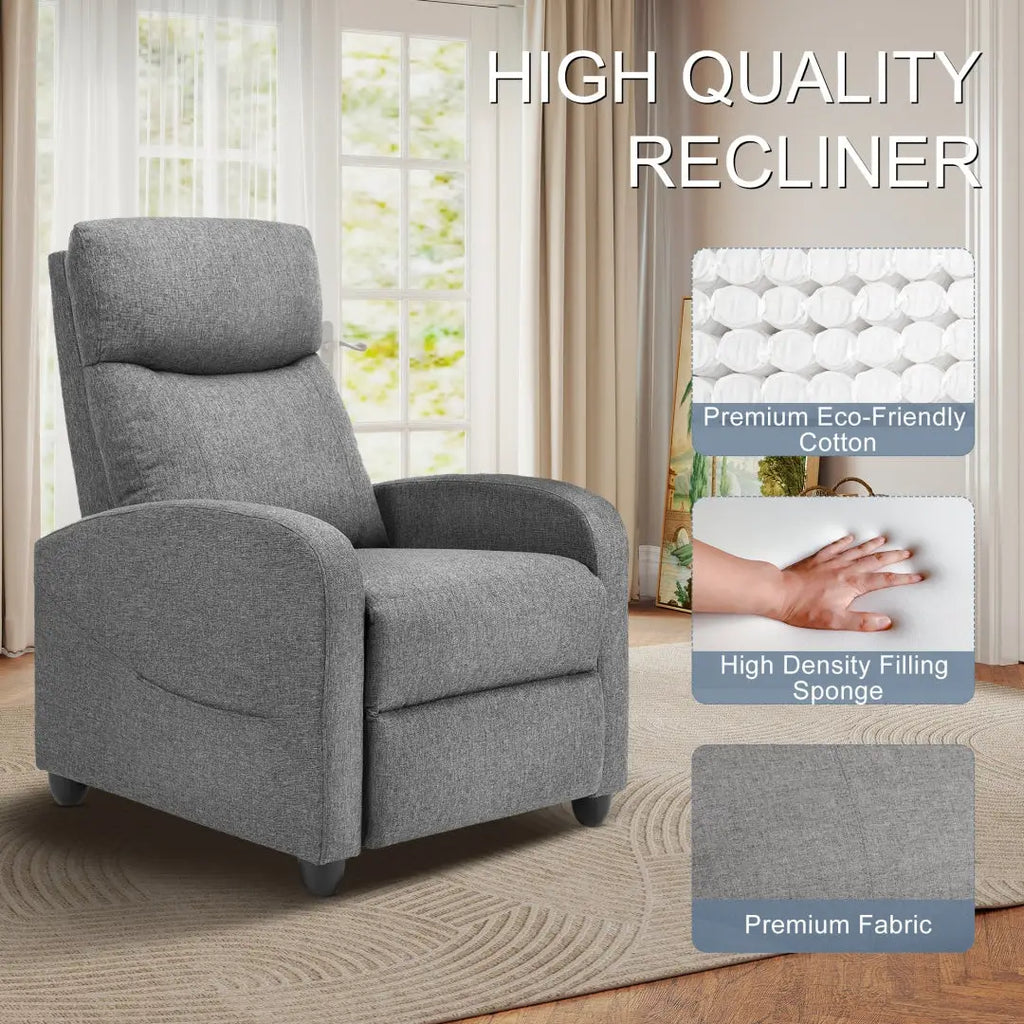 high quality leather recliner for relaxation