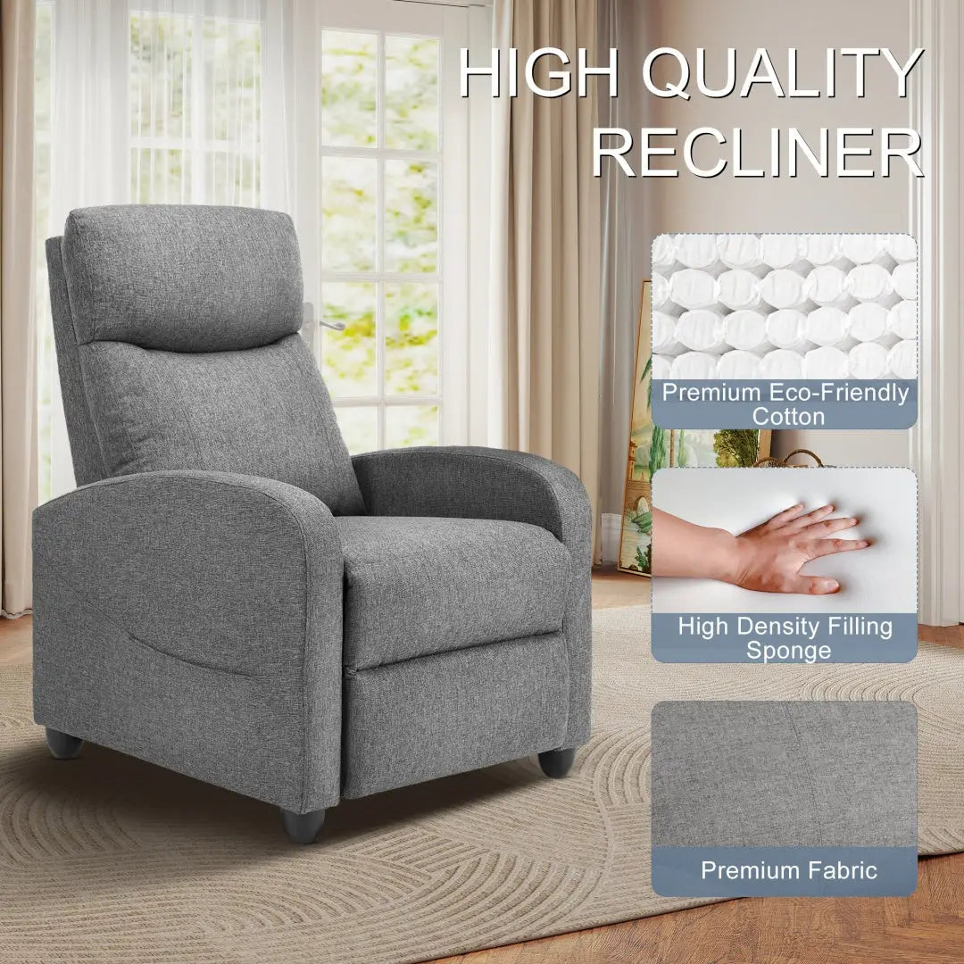high quality leather recliner for relaxation
