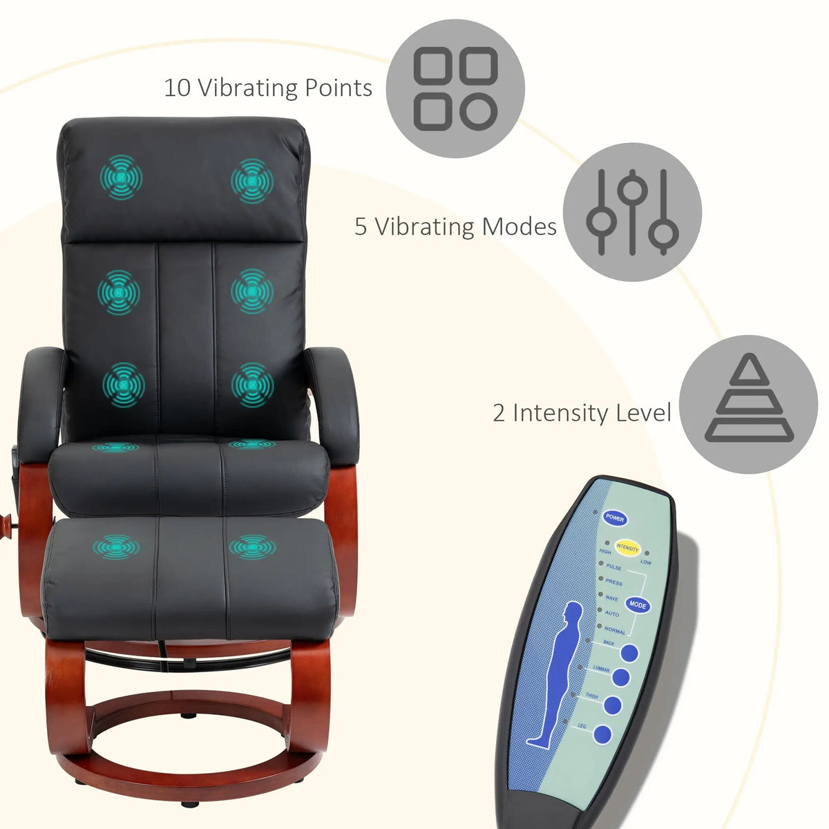 stylish leather reading chair