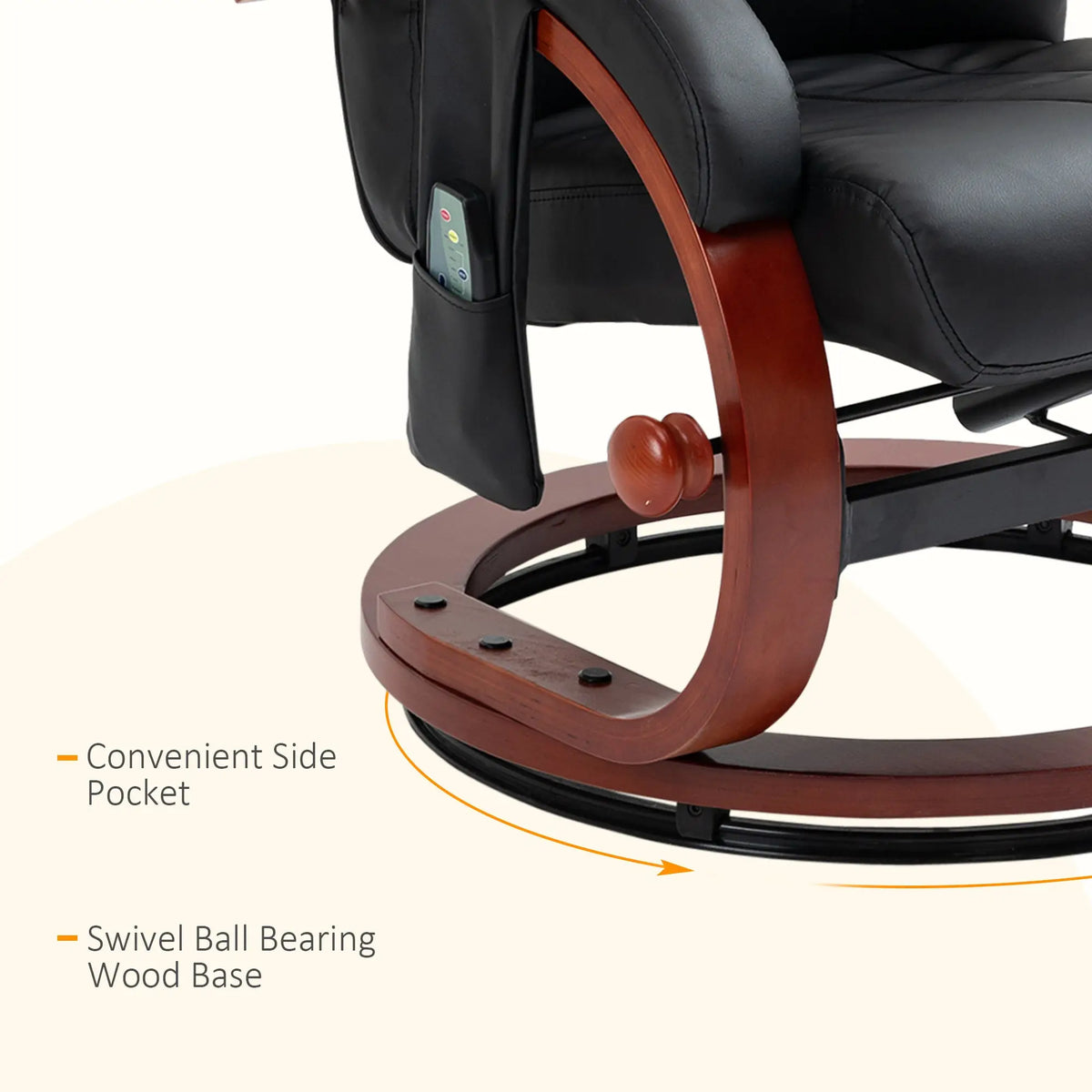 cozy leather chair for book lovers