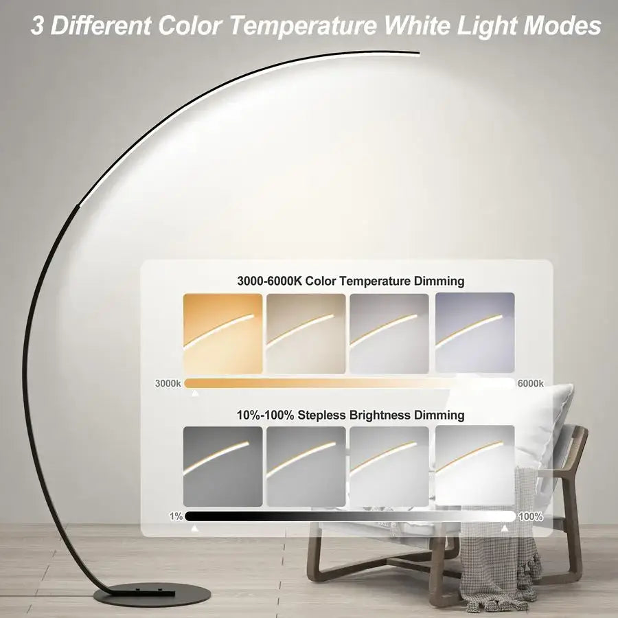 sleek design LED floor lamp