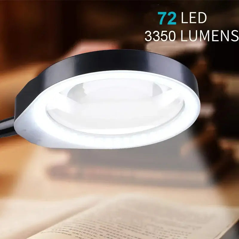 LED light magnifier for reading