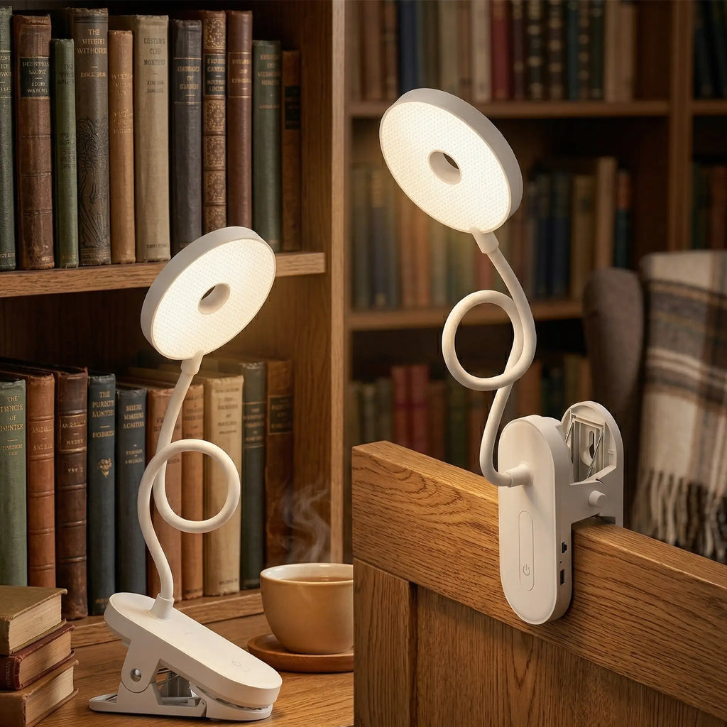 LED Reading Lamp With Clamp