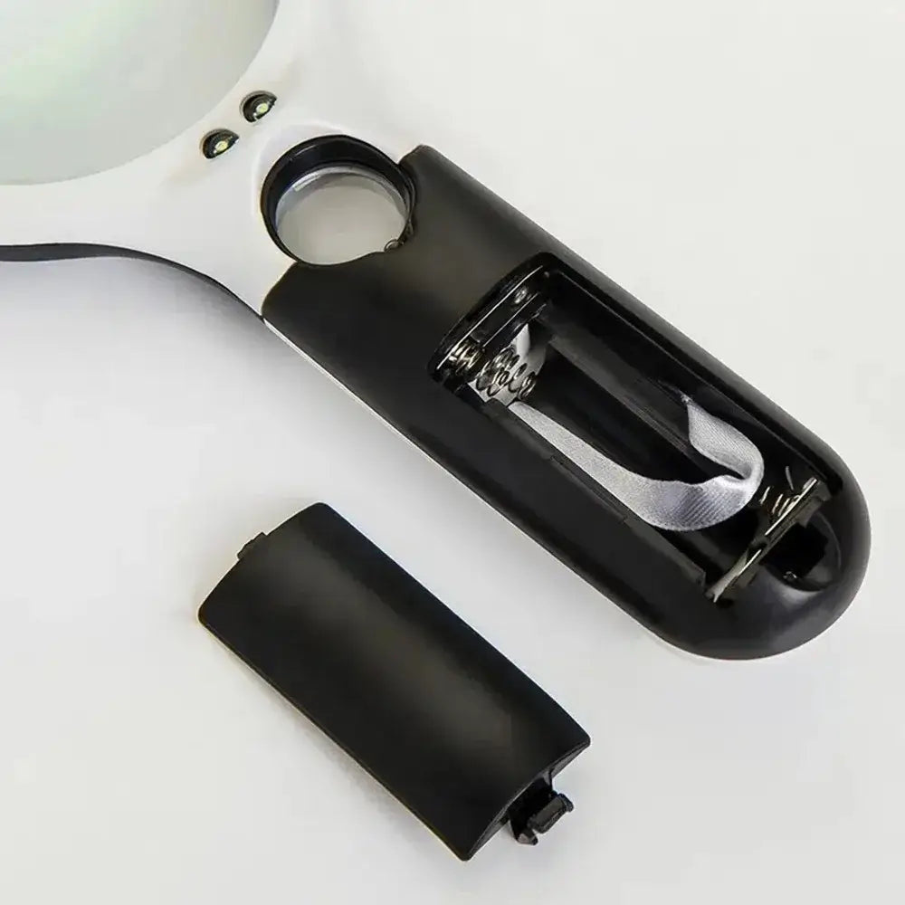 handheld magnifier with LED light