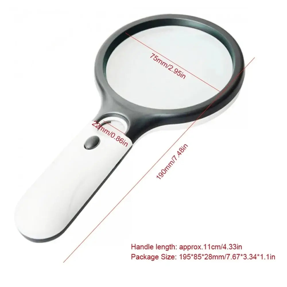 battery powered magnifying glass for vision
