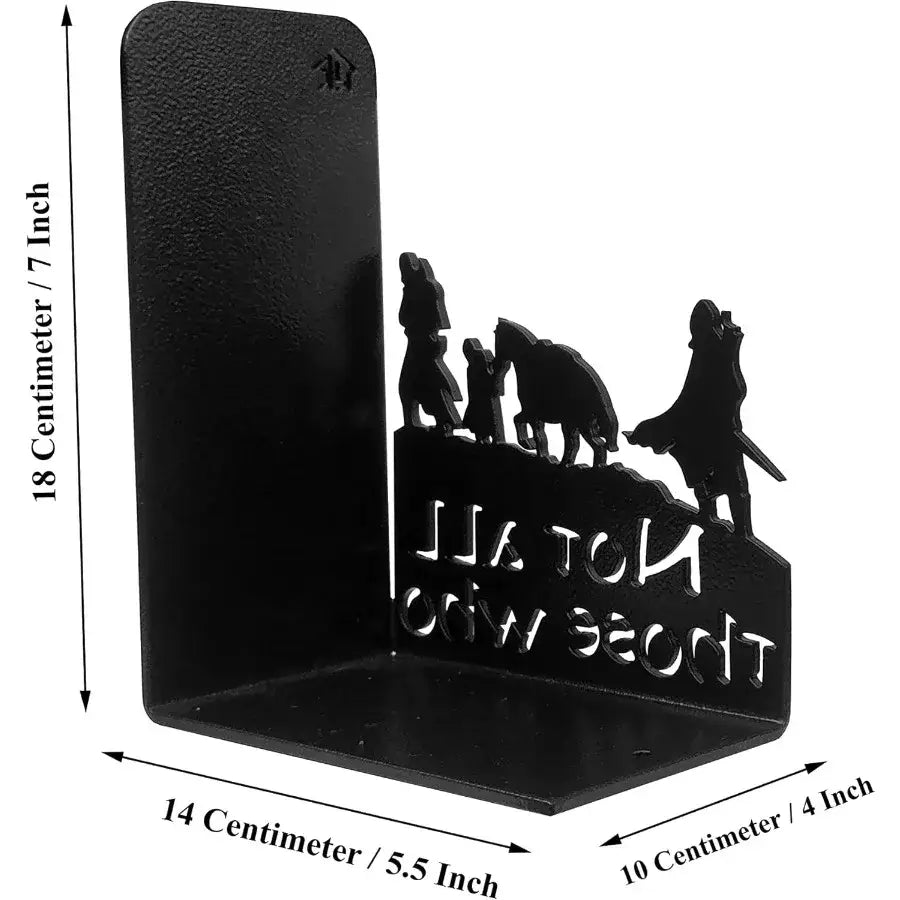 elegant bookend showcasing lord of the rings characters