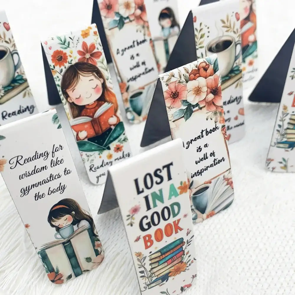 bookmarks with magnetic closure