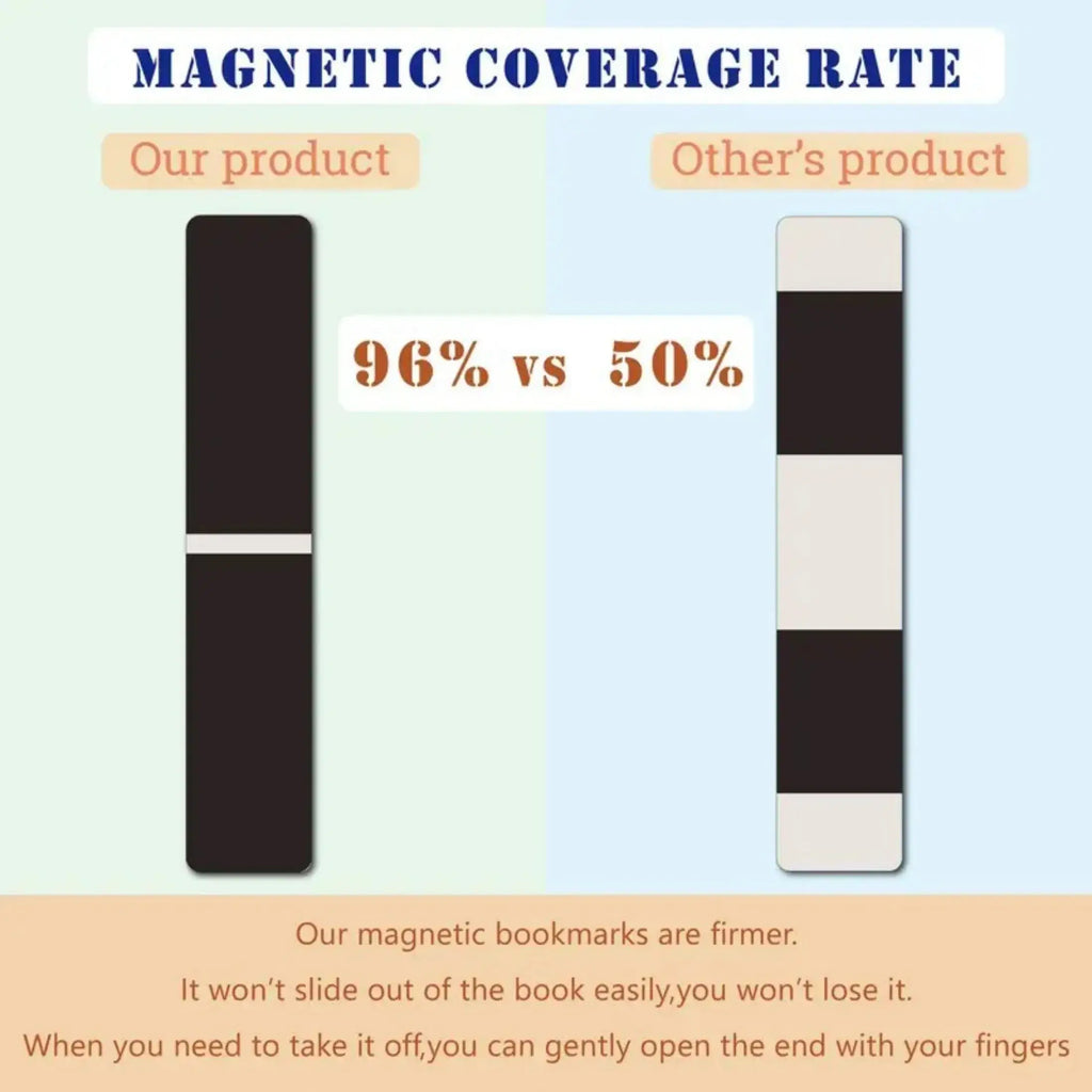 bookmarks with magnetic clips