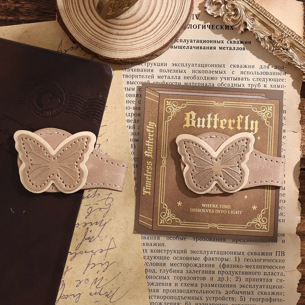 unique magnetic leather page holder