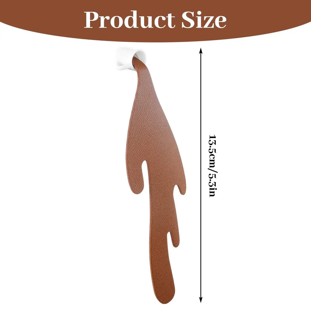 unique magnetic bookmark in genuine leather