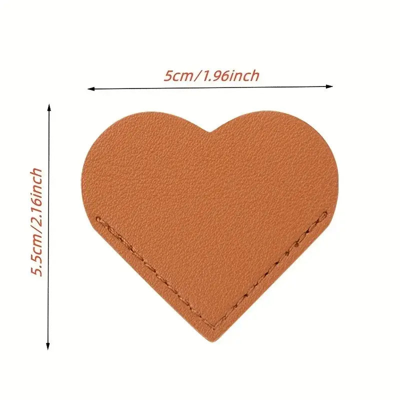 artisan crafted magnetic heart bookmark