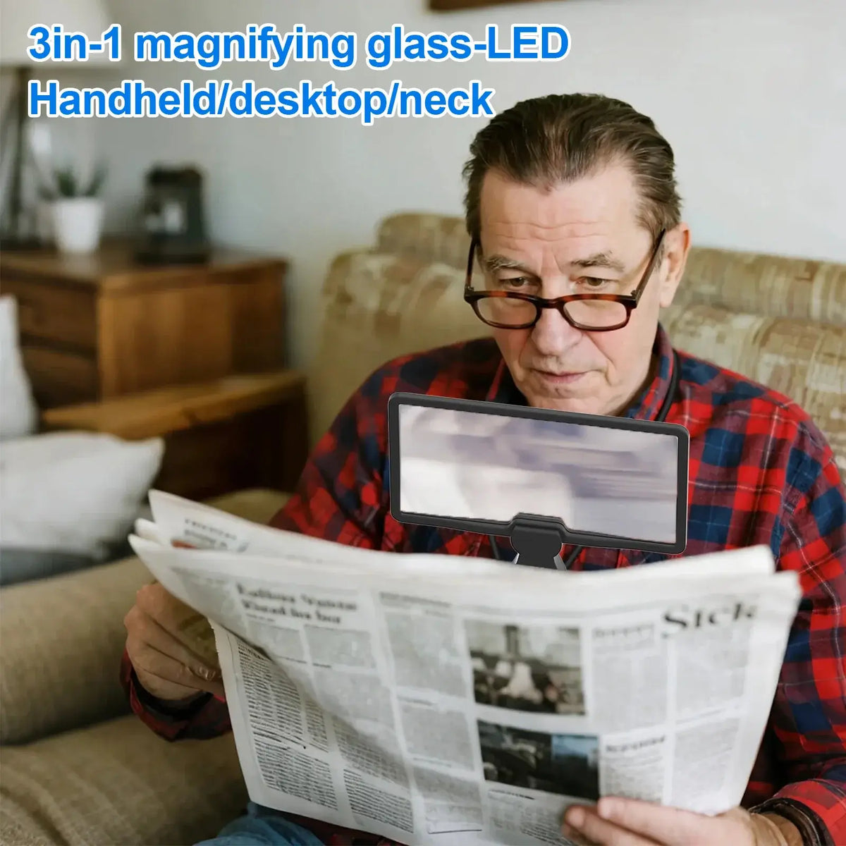 necklace magnifying glass for reading