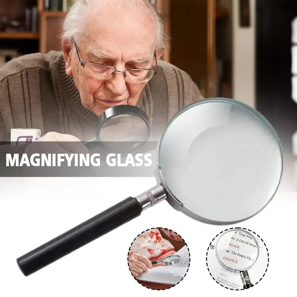 optical magnifier for detailed reading