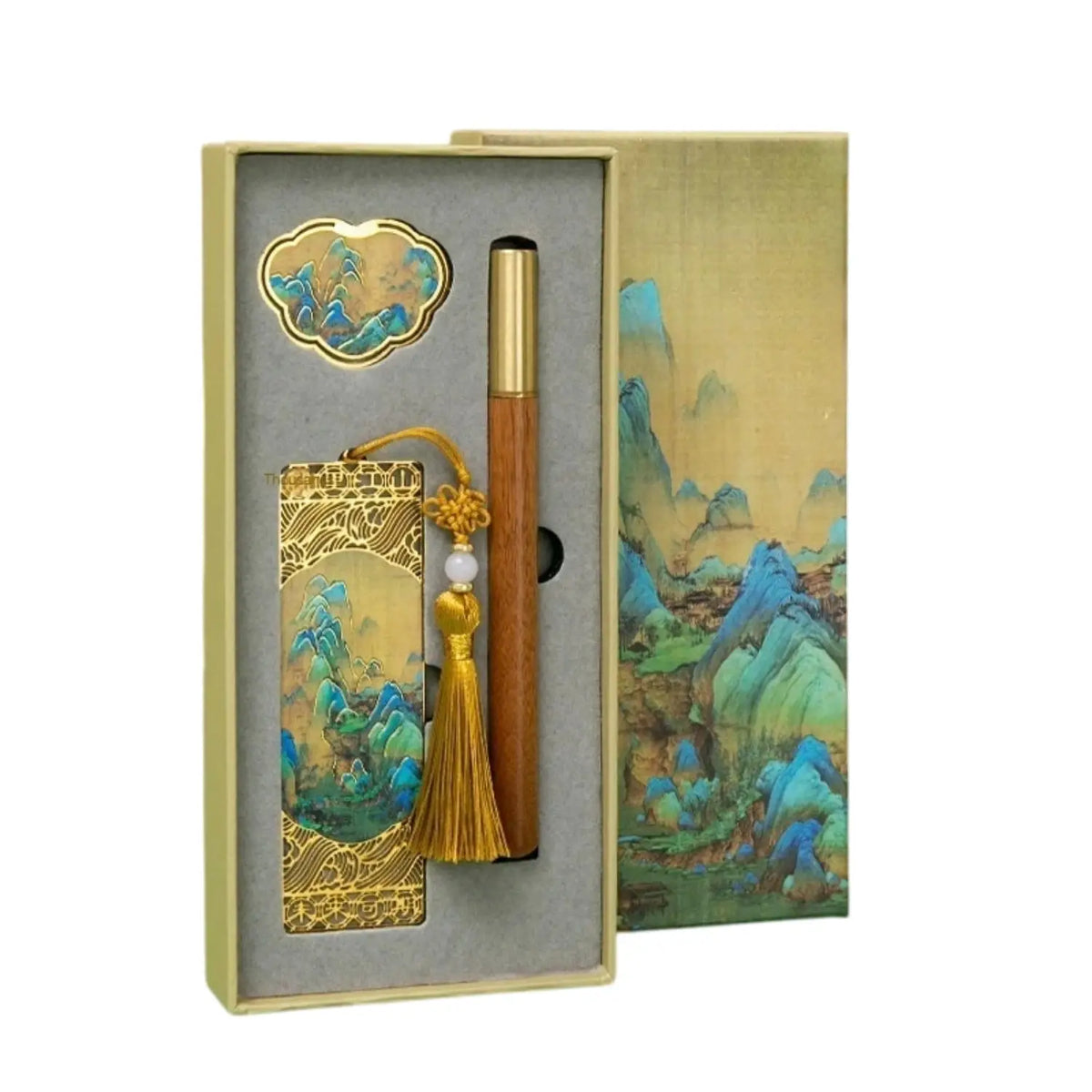 Metal bookmark gift box