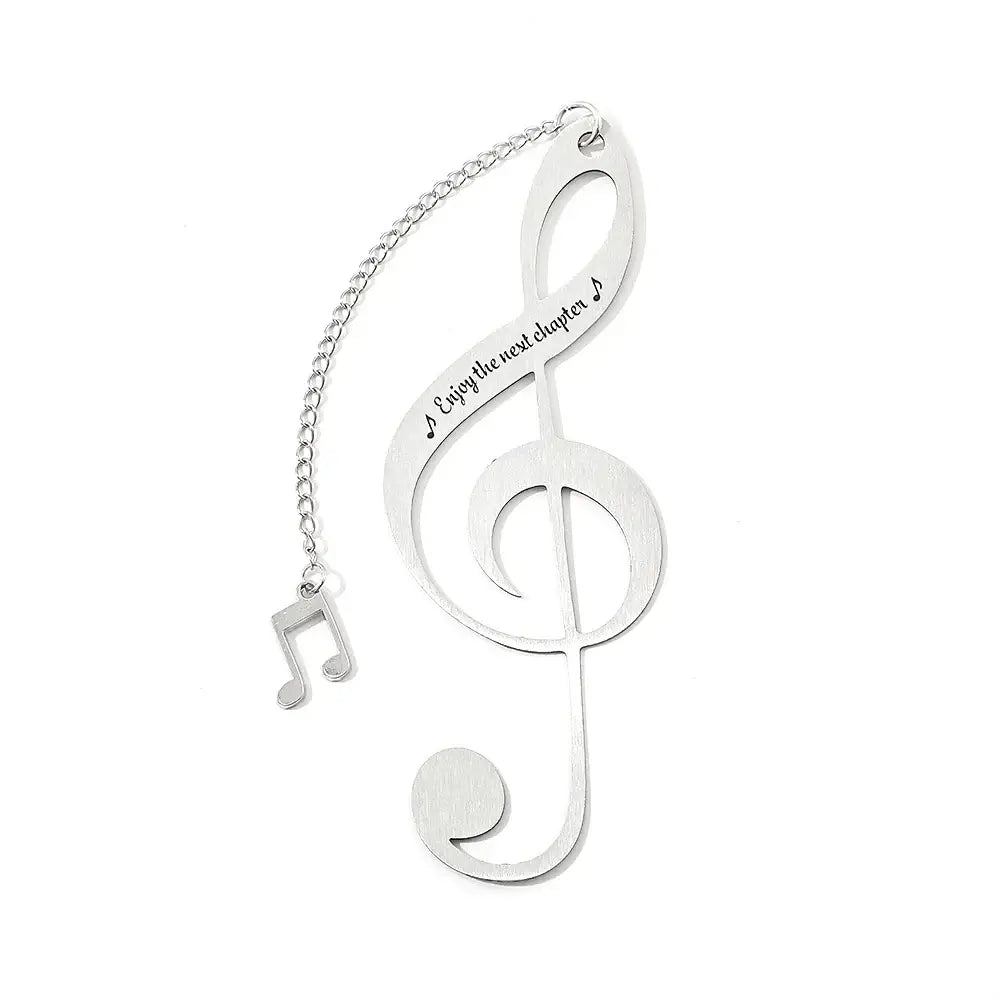 Metal Bookmark with Charms