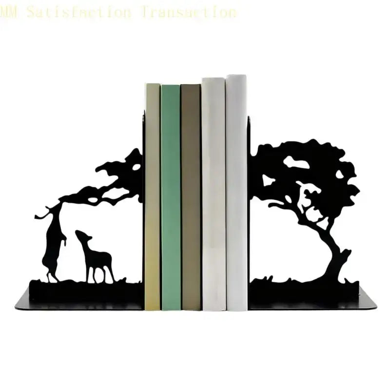 industrial metal book stand with stylish design