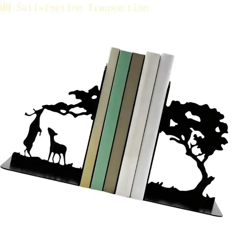 stylish metal book holder for home office