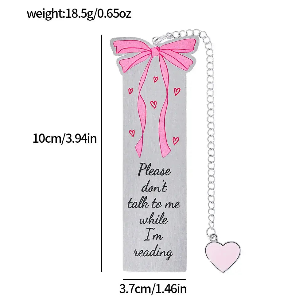 decorative silver butterfly bookmark