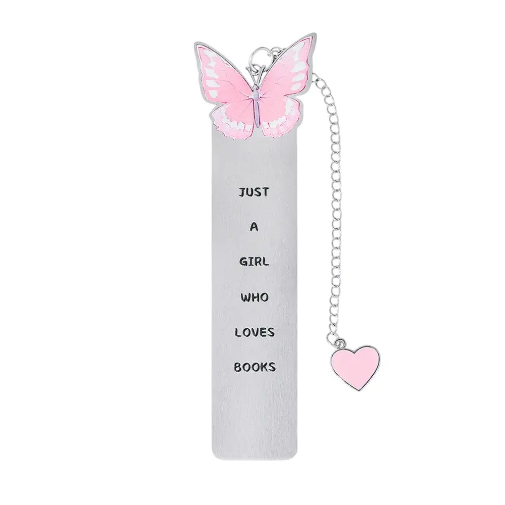 metal bookmark in butterfly shape