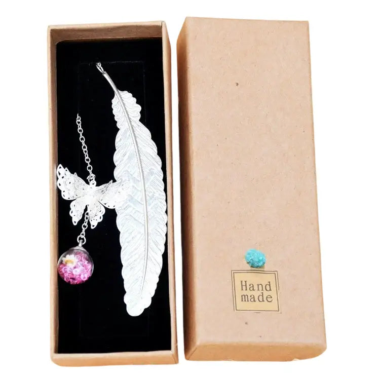 Metal butterfly bookmarks