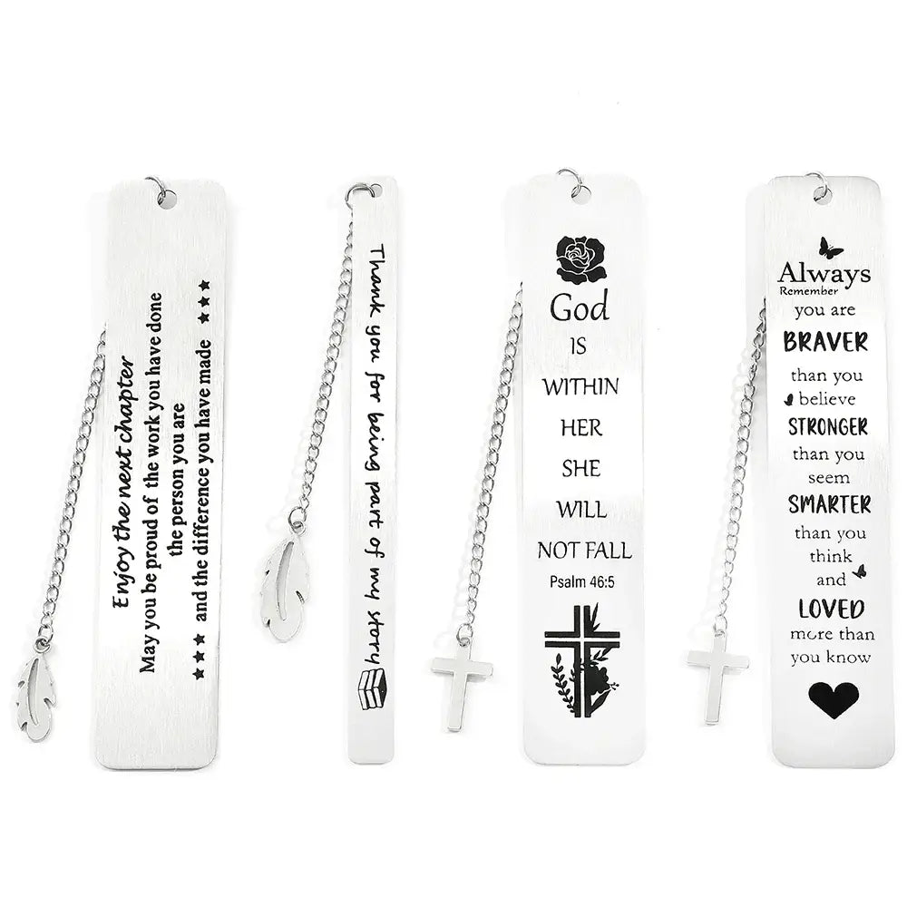 Metal Cross Bookmark