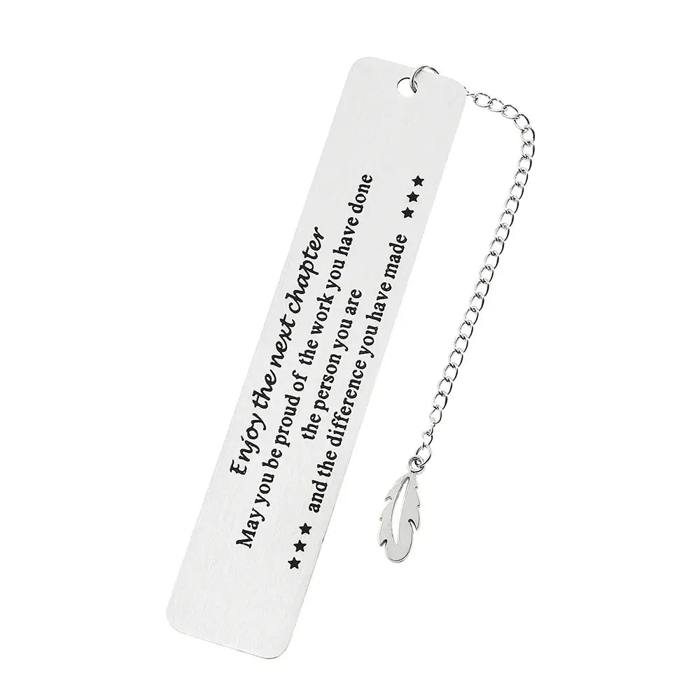 metal bookmark with cross design