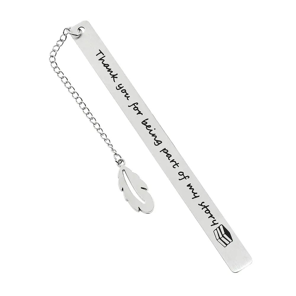 elegant metal cross page marker