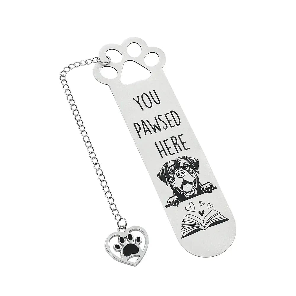 decorative metal bookmark with personalized engraving