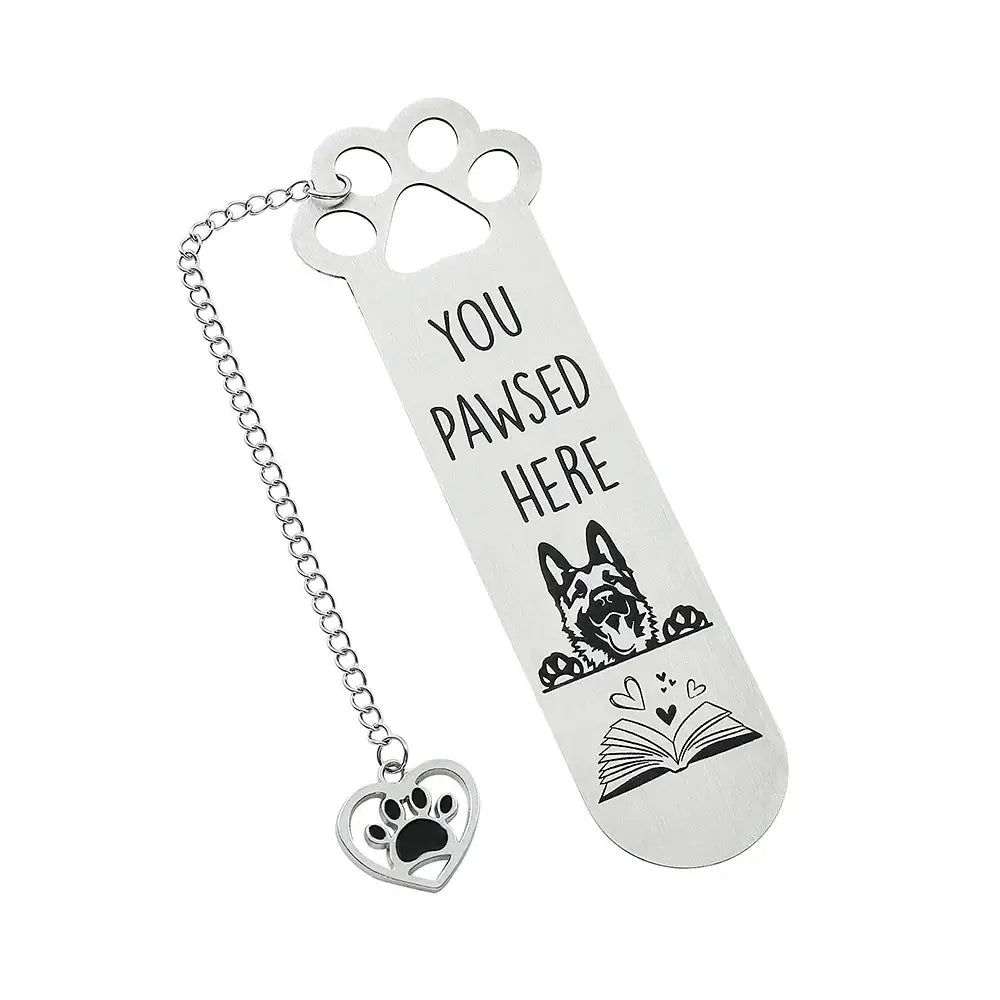 stylish metal bookmark with custom engraving