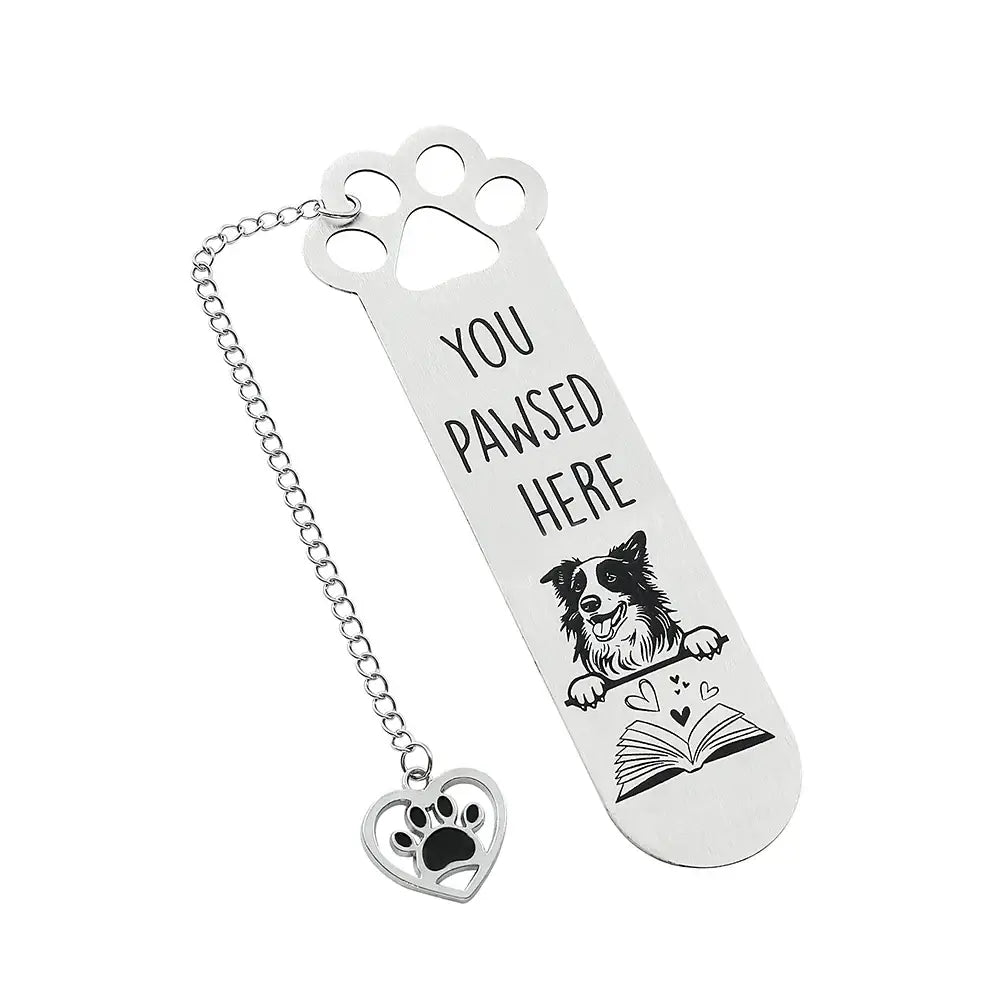 engraved metal bookmark for book lovers