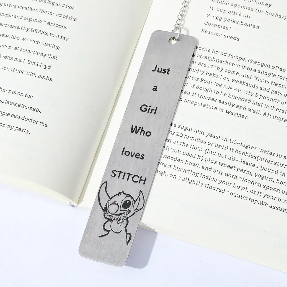 minimalist metal bookmark