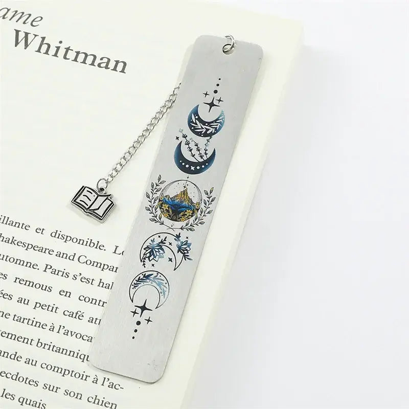 star shaped metal page marker