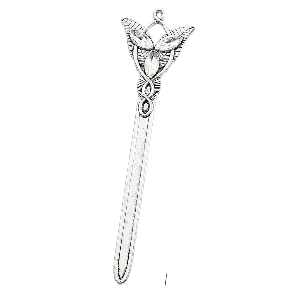 metal bookmark shaped like a sword