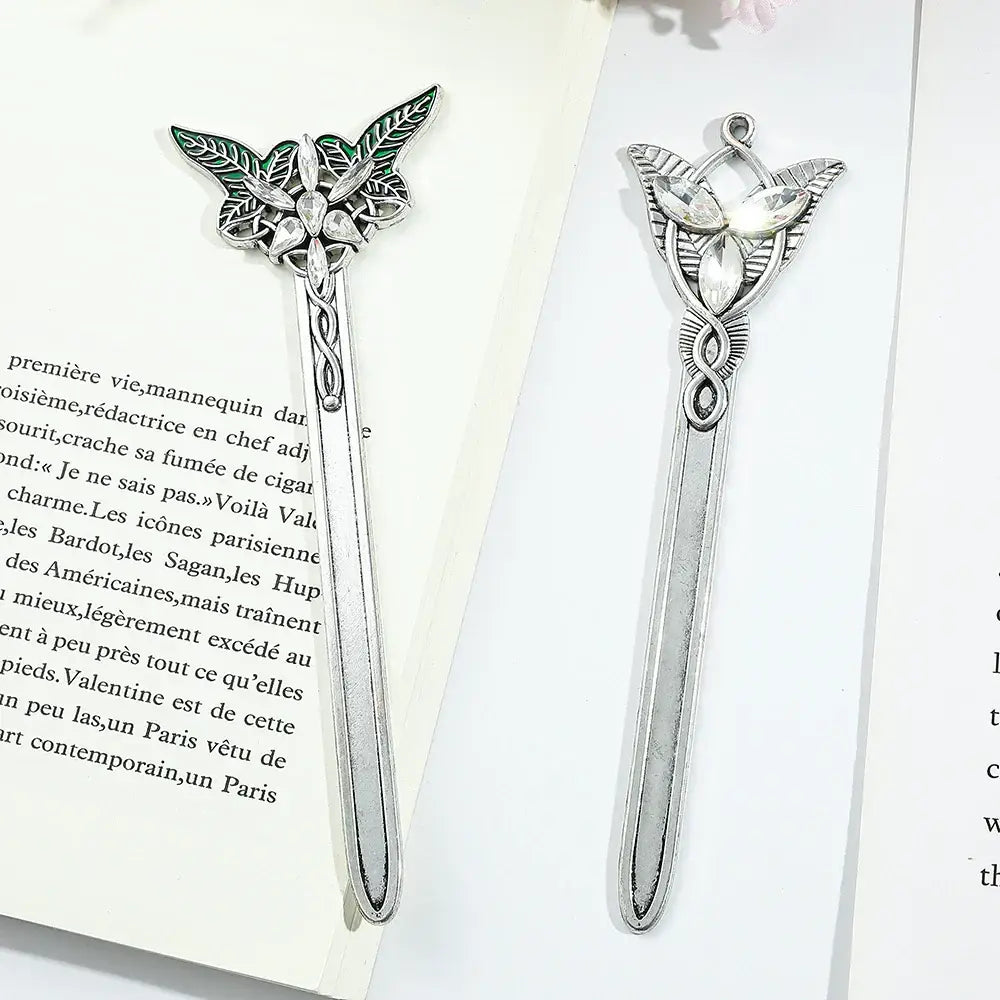 sword design metal bookmark