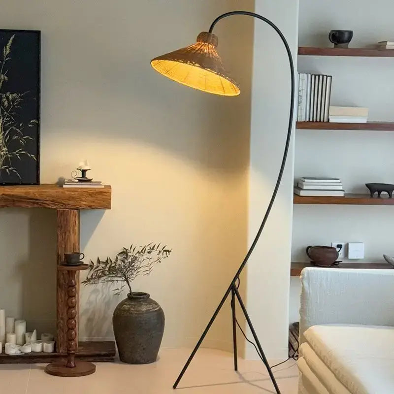 Contemporary floor lamp for reading