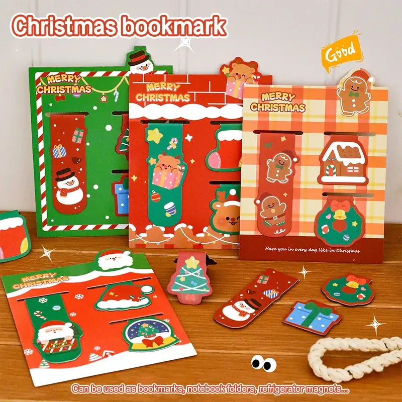 mini bookmarks with magnetic closure
