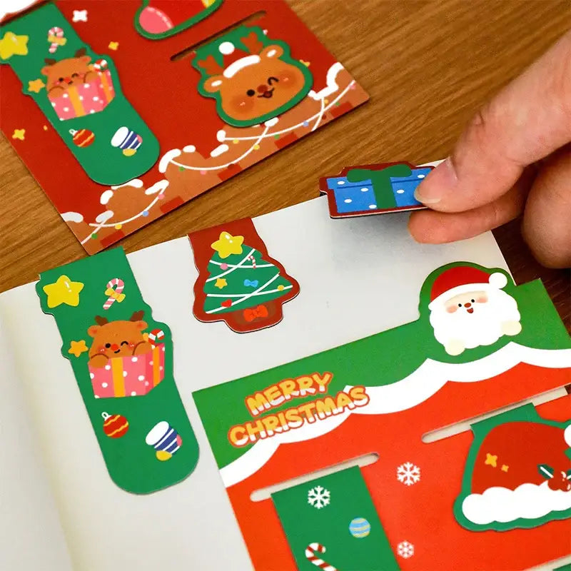 set of mini magnetic bookmarks