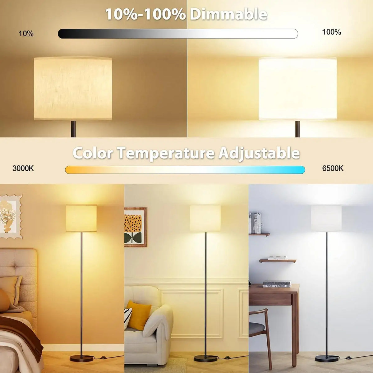 stylish floor light for books