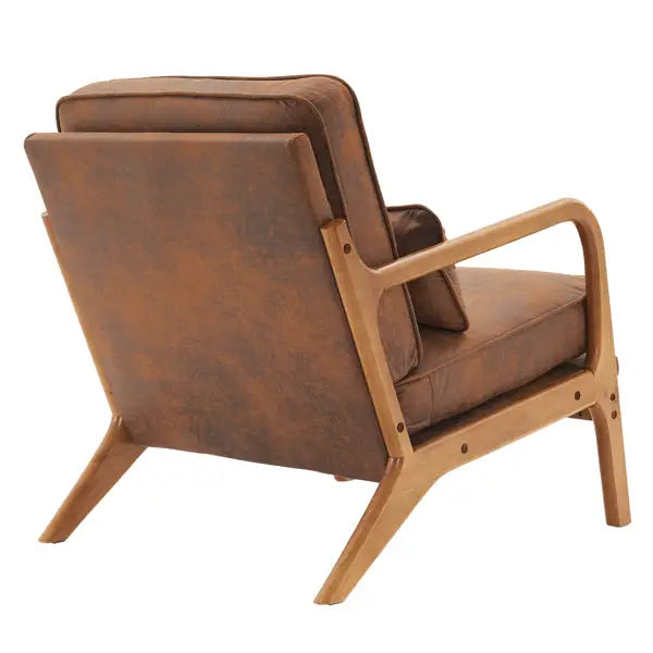 elegant leather armchair for relaxation