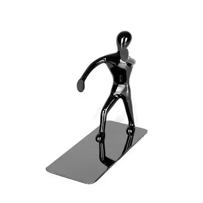 unique silhouette bookend for home decor